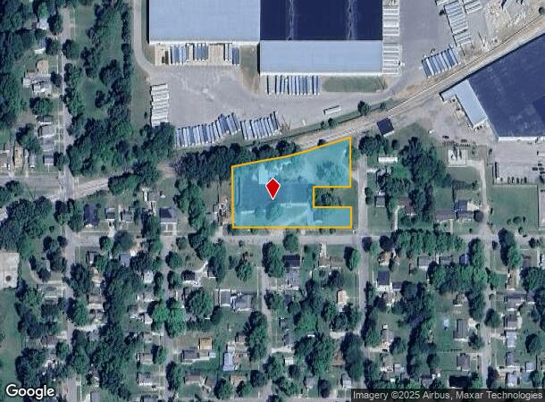  1013 Barnes St, Albion, MI Parcel Map