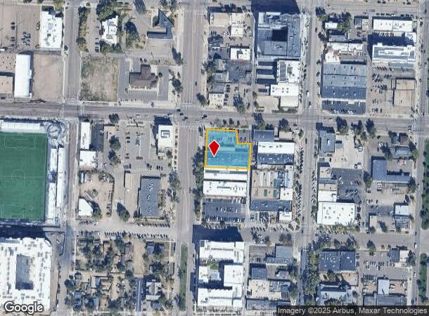  515 S Cascade Ave, Colorado Springs, CO Parcel Map