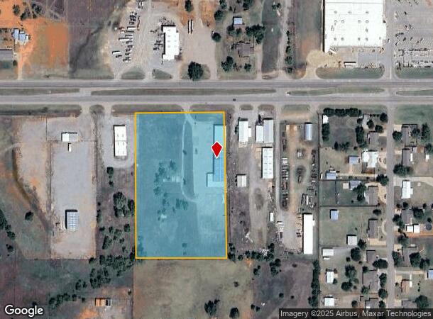  3100 W 3Rd St, Elk City, OK Parcel Map