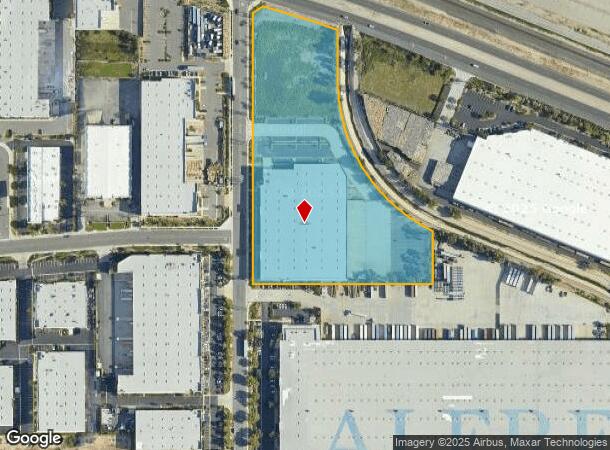  1041 Mildred St, Ontario, CA Parcel Map