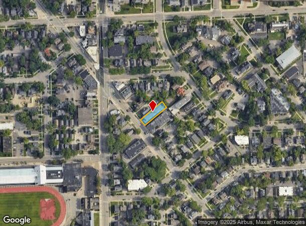  727 Packard St, Ann Arbor, MI Parcel Map