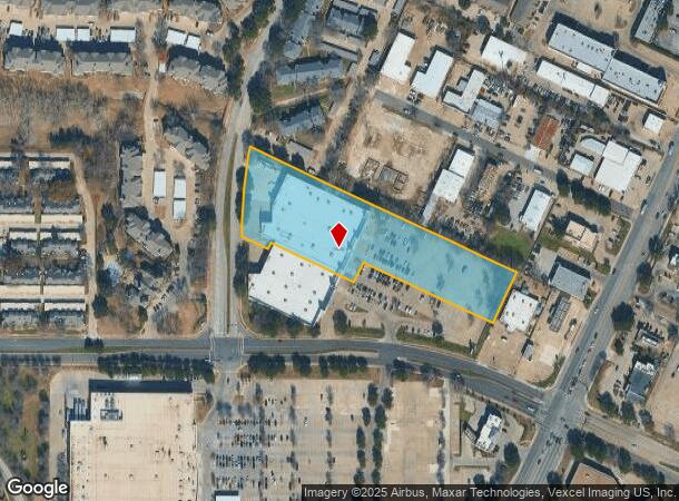 1455 W Arbrook Blvd, Arlington, TX Parcel Map