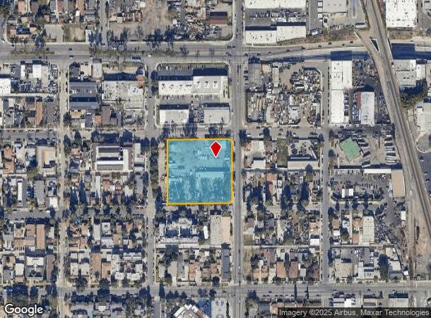  818 E Walnut St, Santa Ana, CA Parcel Map