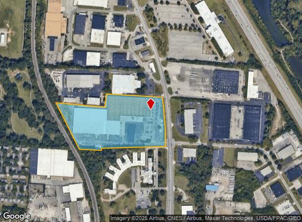 1583 Alum Creek Dr, Columbus, OH Parcel Map