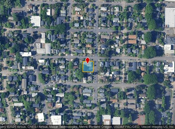  1330 Se Lafayette St, Portland, OR Parcel Map