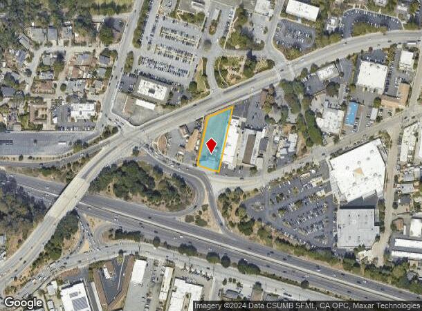  1505 Commercial Way, Santa Cruz, CA Parcel Map