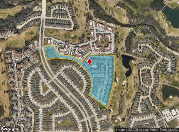 5960 Travertine Ln, Fort Worth, TX Parcel Map