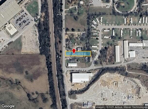 9817 S Frankoma Rd, Sapulpa, OK Parcel Map