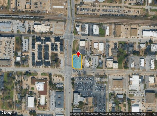  615 W Abram St, Arlington, TX Parcel Map