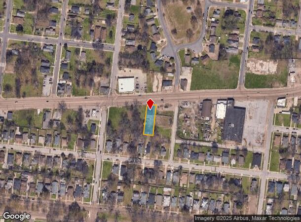  939 Jackson Ave, Memphis, TN Parcel Map