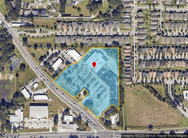 901 Lithia Pinecrest Rd, Brandon, FL Parcel Map