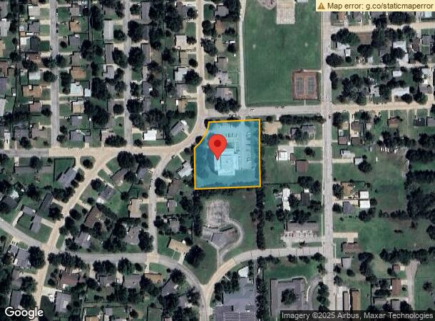  1030 W College St, Wellington, KS Parcel Map