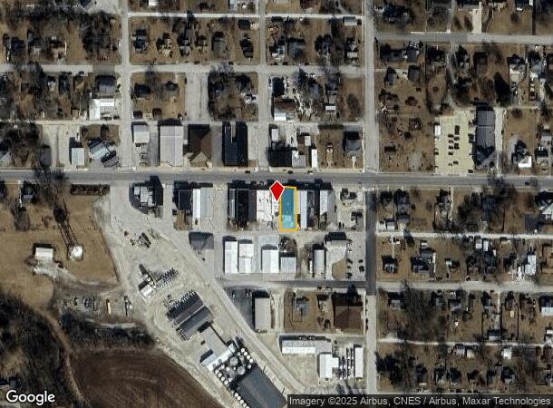 123 W Main St, Brook, IN Parcel Map