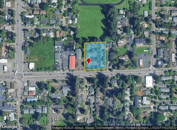 12523 Se Foster Rd, Portland, OR Parcel Map