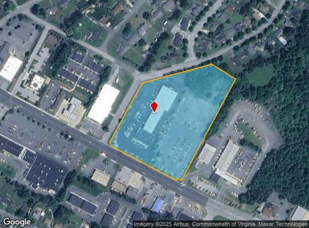 2551 W Main St, Waynesboro, VA Parcel Map