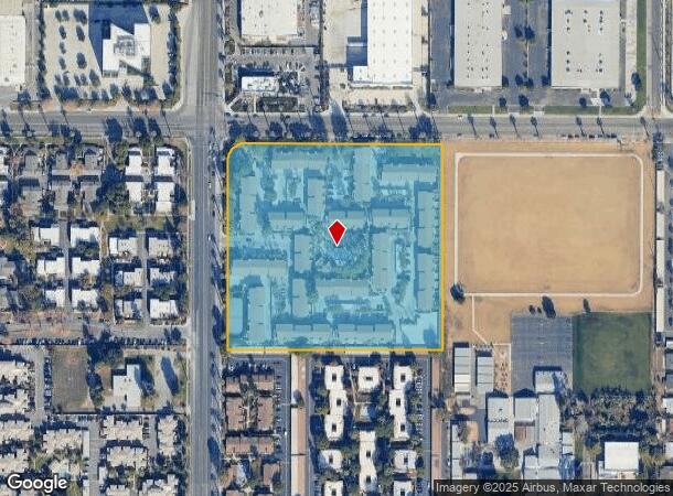  2442 Iowa Ave, Riverside, CA Parcel Map