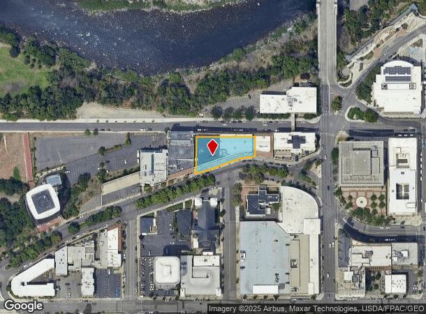  1110 W Riverside Ave, Spokane, WA Parcel Map