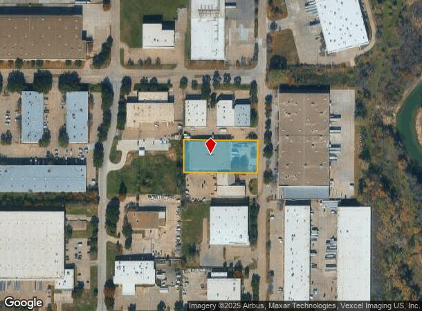 2555 114Th St, Grand Prairie, TX Parcel Map