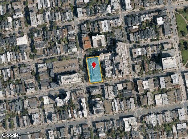 2140 Webster St, San Francisco, CA Parcel Map