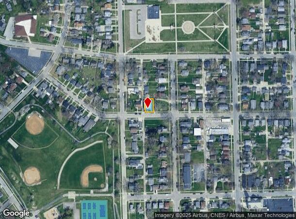 1212 Putnam St, Fort Wayne, IN Parcel Map