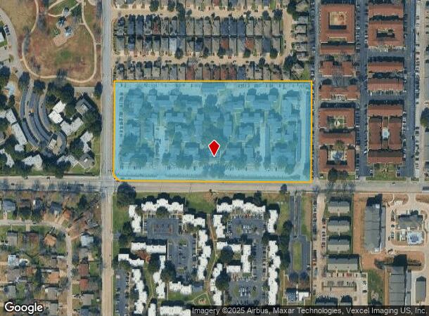 3025 E Park Row Dr, Arlington, TX Parcel Map