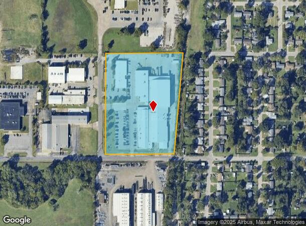  833 N Fulton Ave, Tulsa, OK Parcel Map