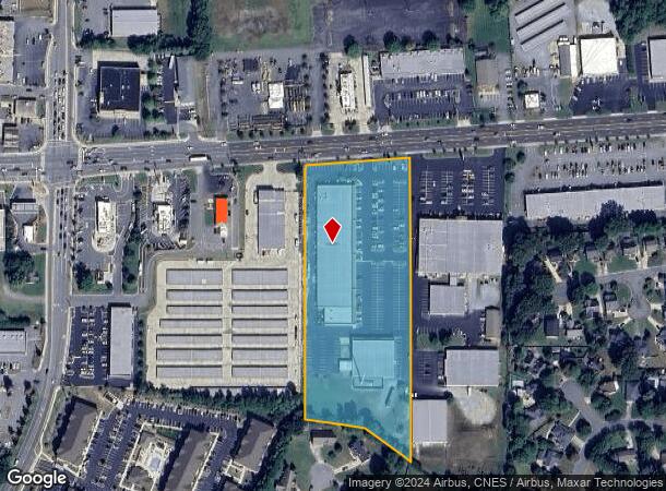  3402 S Church St, Burlington, NC Parcel Map