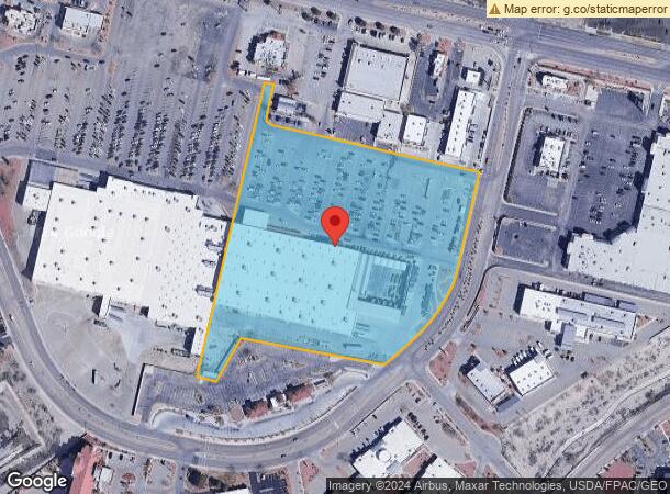  7545 N Mesa St, El Paso, TX Parcel Map