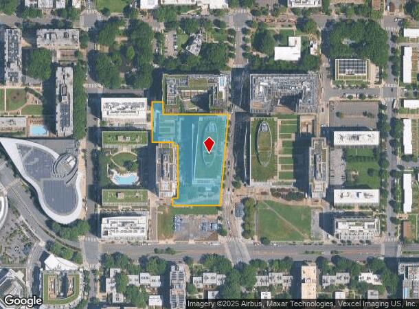 1101 4Th St Sw, Washington, DC Parcel Map