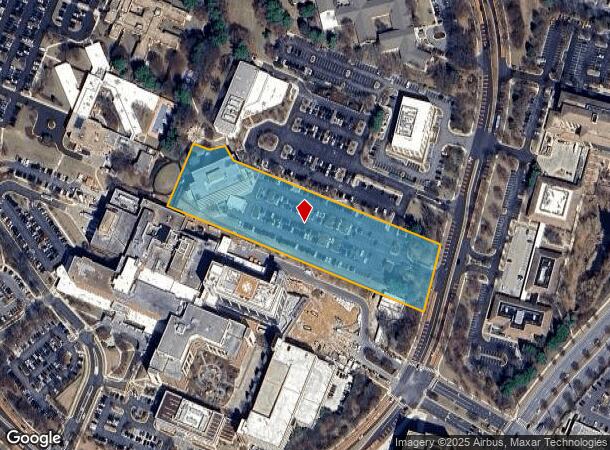 9715 Medical Center Dr, Gaithersburg, MD Parcel Map