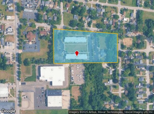 1213 2Nd Ave, Aurora, IL Parcel Map