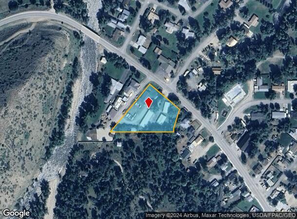  406 W Grove St, Absarokee, MT Parcel Map