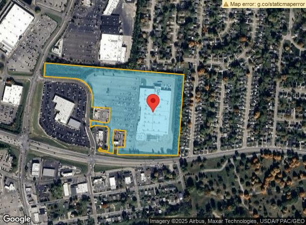  1500 Hillcrest Ave, Springfield, OH Parcel Map