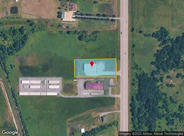 6537 S Cherokee St, Muskogee, OK Parcel Map