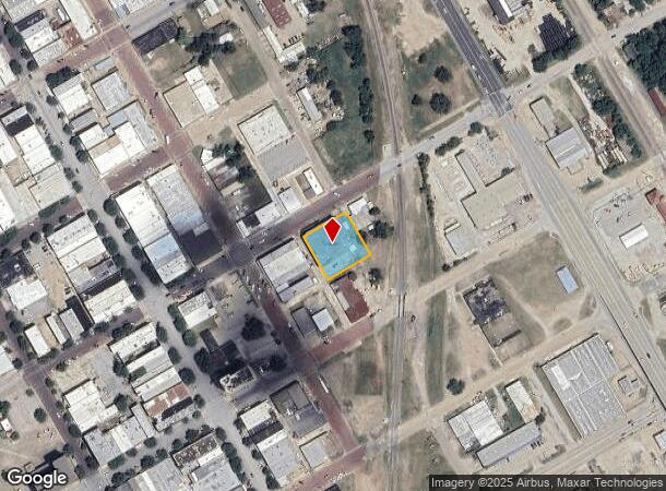 215 G W Jackson Ave, Corsicana, TX Parcel Map