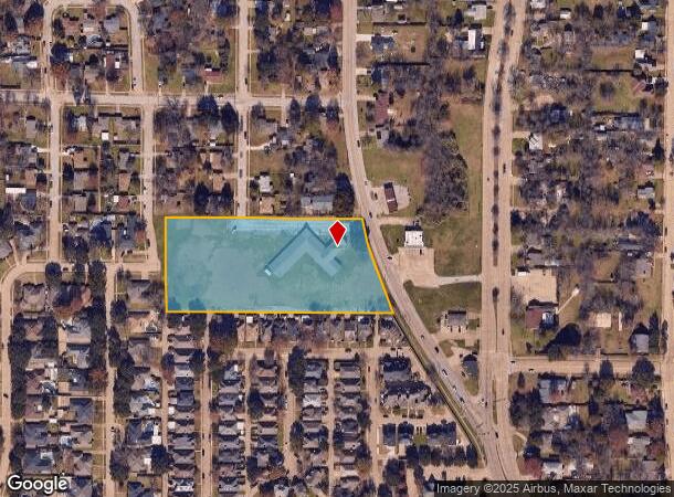  827 S Galloway Ave, Mesquite, TX Parcel Map
