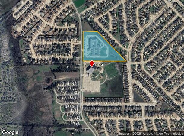  7904 Chiesa Rd, Rowlett, TX Parcel Map