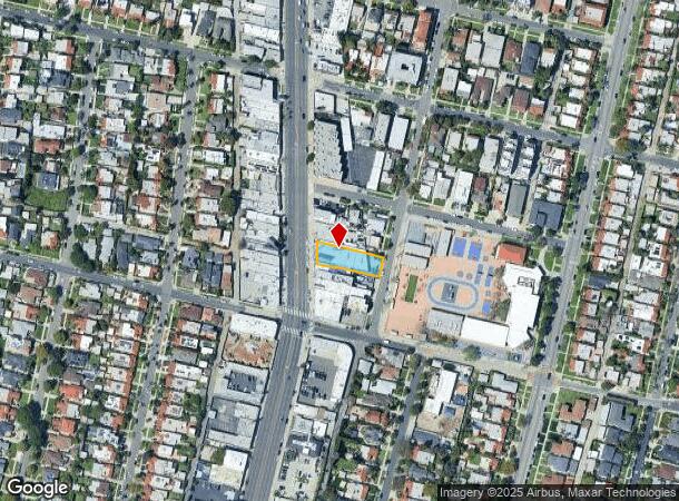  1640 S La Cienega Blvd, Los Angeles, CA Parcel Map