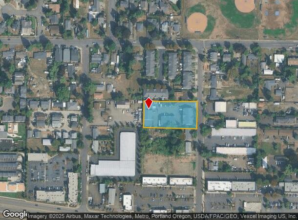  2807 Se 75Th Ave, Hillsboro, OR Parcel Map
