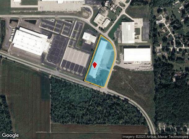 2021 Aeroplex Dr N, Elkhart, IN Parcel Map