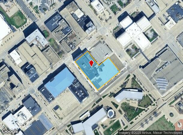 124 Sw Adams St, Peoria, IL Parcel Map