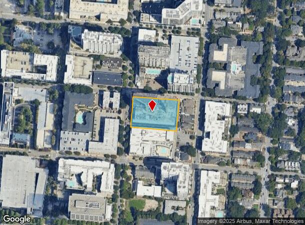  811 Peachtree St Ne, Atlanta, GA Parcel Map