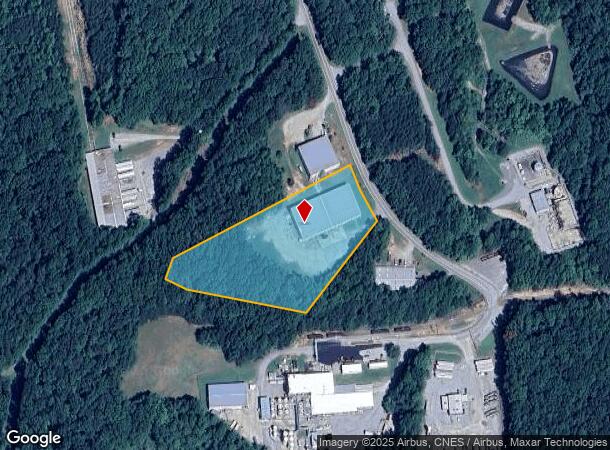 824 Tightsqueeze Industrial Rd, Chatham, VA Parcel Map