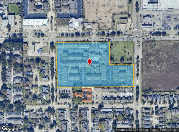  12707 Bellaire Blvd, Houston, TX Parcel Map