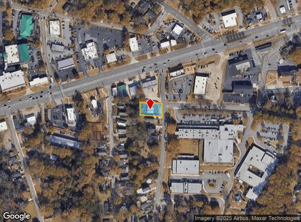  206 Evans St, Athens, GA Parcel Map
