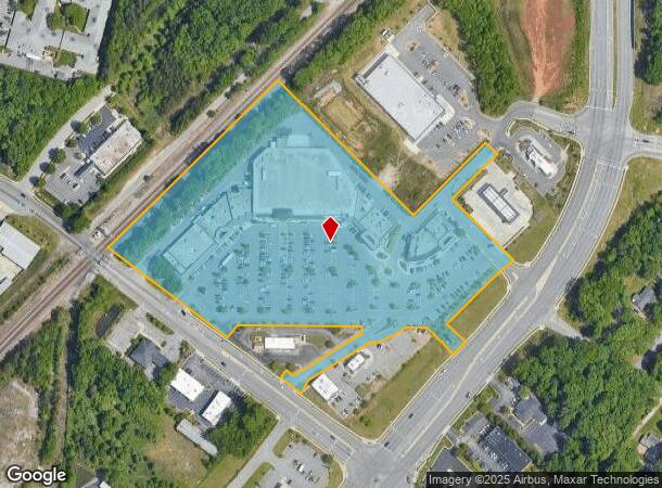  5710 W Gate City Blvd, Greensboro, NC Parcel Map