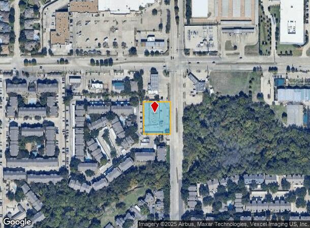 19049 Marsh Ln, Dallas, TX Parcel Map