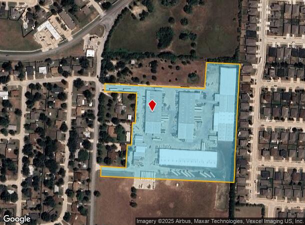 1002 Cowling Rd, Sanger, TX Parcel Map