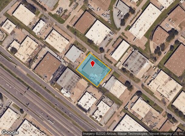  8919 Governors Row, Dallas, TX Parcel Map