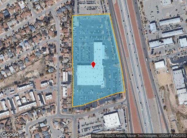  5625 S Desert Blvd, El Paso, TX Parcel Map